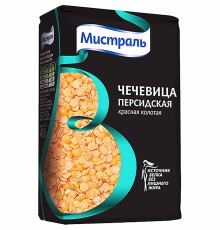 Чечевица"Мистраль" 450г*12 красная колотая Персидская