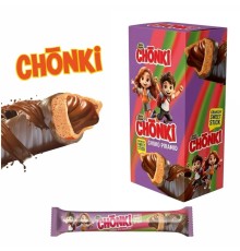 Сладкие палочки хрустящие CHONKI 20гр*20шт*(12бл) Шоколад