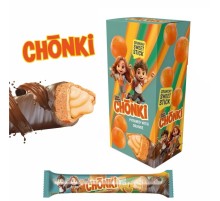 Сладкие палочки хрустящие CHONKI 20гр*20шт*(12бл) Апельсин