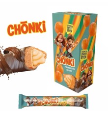 Сладкие палочки хрустящие CHONKI 20гр*20шт*(12бл) Апельсин