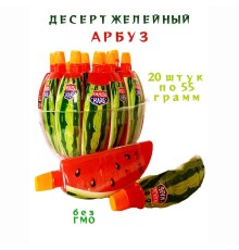 Желейный десерт  Канди Клаб 55мл*20*(12бан) Фруктовые дольки Арбуз
