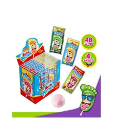 Карамель Канди Клаб 11гр*48*(12бл) Мистер Пяткин на палочке с кислой пудрой