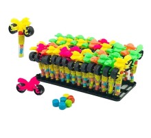 Игрушка в тубе Канди Клаб Драже  2гр*30*(12бл) Мотоцикл