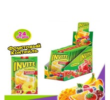 INVITE  растворимый напиток 5гр*24*(8бл) Фруктовый коктейль