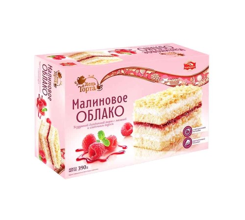 Торт"Черемушки"Малиновое облако" 390г*6