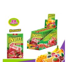 INVITE  растворимый напиток 5гр*24*(8бл) Вишня