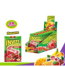 INVITE  растворимый напиток 5гр*24*(8бл) Вишня