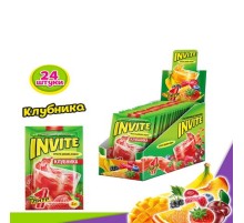 INVITE  растворимый напиток 5гр*24*(8бл) Клубника