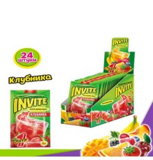 INVITE  растворимый напиток 5гр*24*(8бл) Клубника