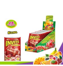 INVITE  растворимый напиток 5гр*24*(8бл) Кола