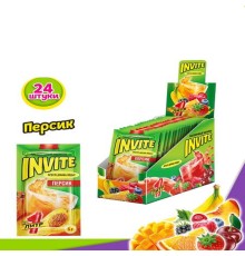 INVITE  растворимый напиток 5гр*24*(8бл) Персик