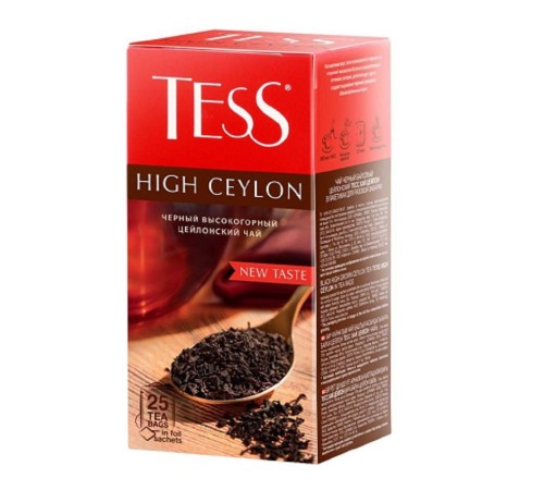 Тесс Чай  25пак.*2,25гр*(10) Хай Цейлон чёрный