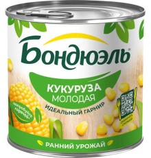 Кукуруза "Бондюэль" молодая  425мл*12