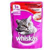 ВИСКАС 75г*28  паштет говядина/печень