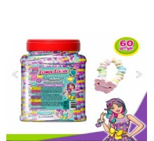 Сахарное драже Канди Клаб 12гр*60*(8 бан) Lova-Lova Браслет с подвеской