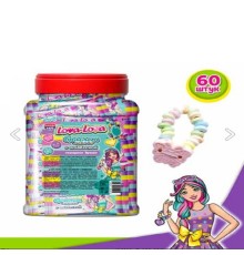 Сахарное драже Канди Клаб 12гр*60*(8 бан) Lova-Lova Браслет с подвеской
