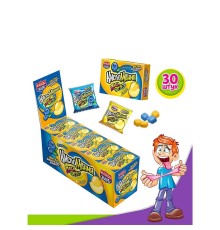 Жевательная конфета Канди Клаб 14гр*30*(12бл) Кисломания Дабл фрукт Голубика и Дыня