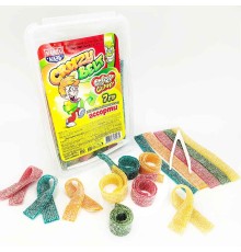 Мармелад Канди Клаб Crazy Gummy Crazy Belt  7гр*86*(12бан) Ассорти в кислой обсыпке