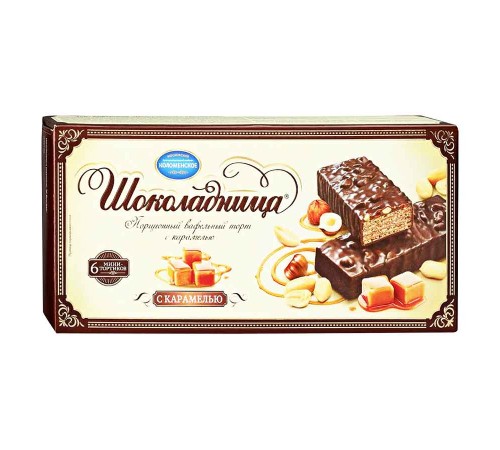 Торт Шоколадница с карамелью180г*20 (6 мини тортиков)