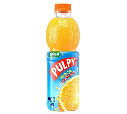 Палпи напиток 0,9л*12шт Апельсин