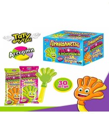 Карамель Канди Клаб Взрывная  1гр*30*(12бл) Приколисты Ладошка-Хлопушка