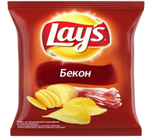 Лейс  70 г*25 чипсы Бекон