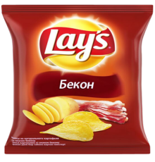 Лейс  70 г*25 чипсы Бекон