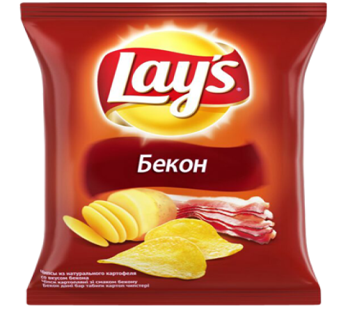 Лейс  70 г*25 чипсы Бекон