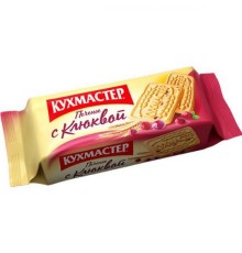 Печенье Кухмастер 170гр*24 С Клюквой