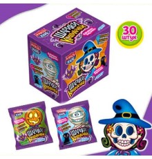 Карамель Канди Клаб Взрывная  1гр*30*(12бл) Шарики-Кошмарики  с тату