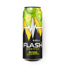 Энергетический напиток Флеш ап Энергия 0,45л*24 ж/б Киви и Карамболы