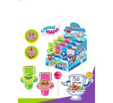 Карамель Канди Клаб 15гр*24*(8бл) Прикольный горшочек с кислой пудрой ассорти