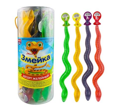 Желейный десерт  Канди Клаб 35гр*48*(6бан) Змейка