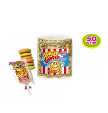 Мармелад Канди Клаб 12гр*50*(8бан) Дабл бургер на палочке