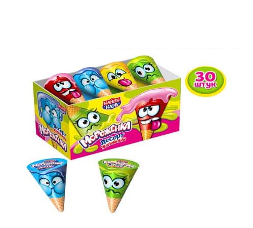 Желейный десерт  Канди Клаб 45гр*30*(12бл) Мороженка