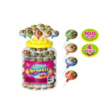 Карамель Канди Клаб 14гр*100*(6бан) Лизунец на палочке