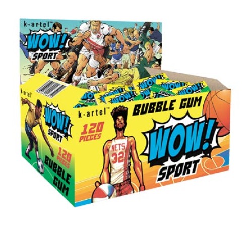 Жевательная резинка Канди Клаб не Дражированная  *120*(10бл) WOW sport