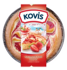 Пирог Каталонский  Ковис 400гр*6 Клубника со сливками