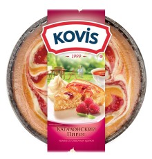 Пирог Каталонский  Ковис 400гр*6 Малина со сливочным кремом