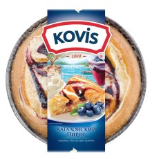 Пирог Каталонский  Ковис 400гр*6 Черника с йогуртовым кремом