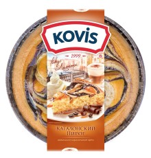 Пирог Каталонский  Ковис 400гр*6 Шоколадно-карамельный крем