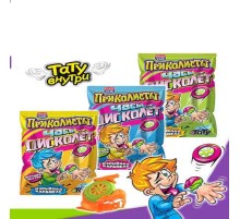 Карамель Канди Клаб Взрывная  1гр*30*(12бл) Приколисты Часы Дисколет