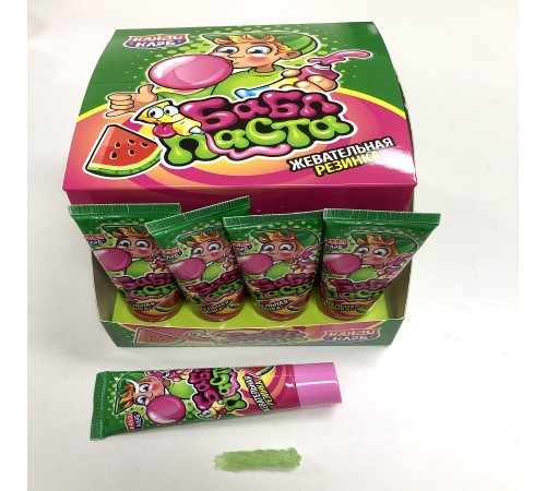 Жевательная резинка Канди Клаб 20гр*24*(12бл) Бабл паста со вкусом Арбуза