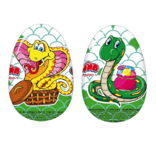 Фигурка из конд.глазури Канди Клаб  90гр*12*(4бл) Яйцо с/с Змейка