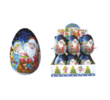 Фигурка из конд.глазури Канди Клаб  90гр*12*(4бл) Яйцо с/с Новогодняя сказка