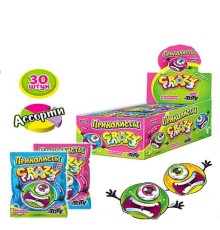 Карамель Канди Клаб Взрывная  1гр*30*(12бл) Приколисты Crazy Глаз