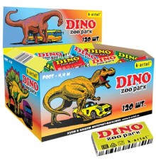 Жевательная резинка Канди Клаб не Дражированная  *120*(10бл) ZOOpark Dino