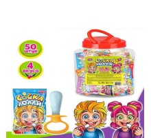 Сахарная конфета Канди Клаб  4гр*50*(8бан) Соска Лолли