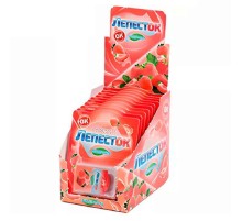 Пластинки освежающие Канди Клаб  0,8гр*20*(24бл) Свежий лепесток Клубника