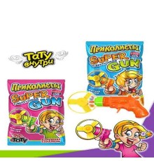 Карамель Канди Клаб Взрывная  1гр*30*(12бл) Приколисты Super Gun с вертушкой